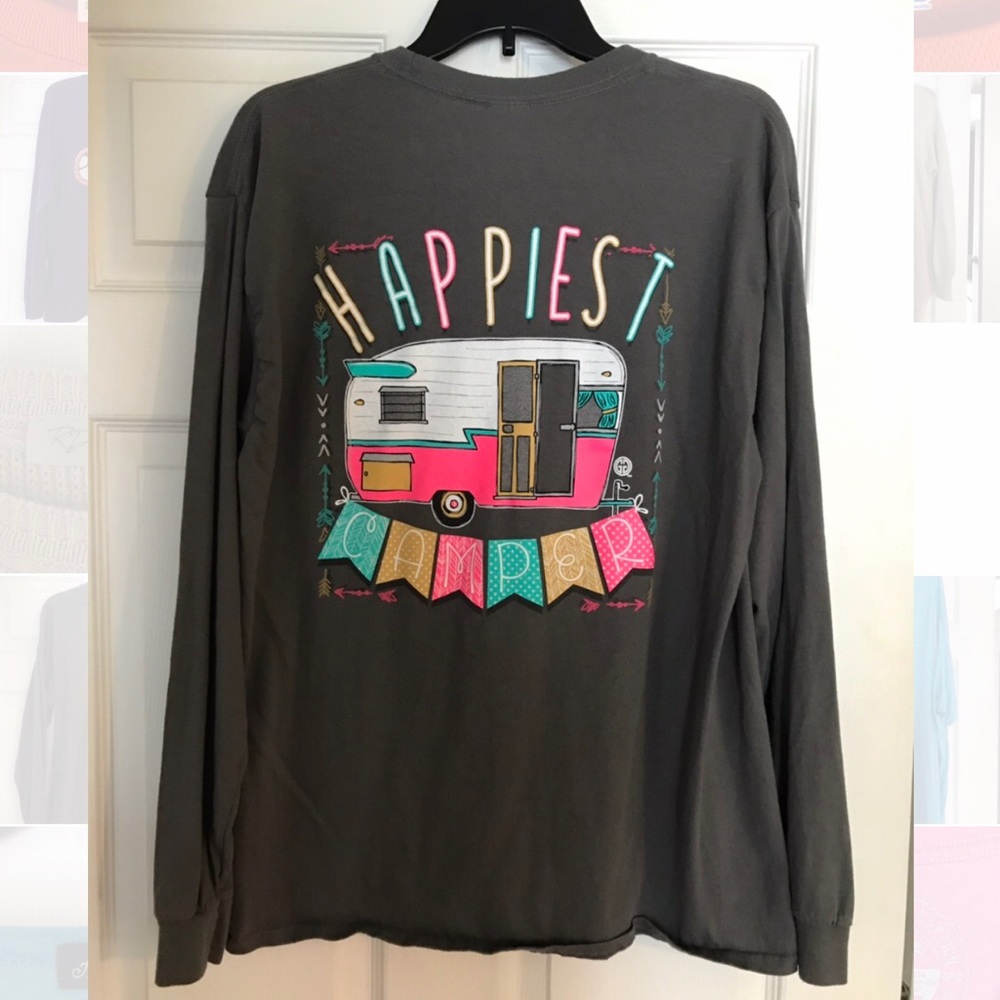 Girly Girl Happy Camper shirt
